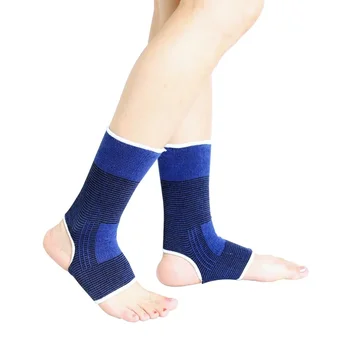 1 Бр Глезените На Краката Подкрепа Wrap Ластични Чорапи Компресия Приключи Ръкав, Еластична Превръзка Подкрепа За Защита На Облекчаване На Болката 