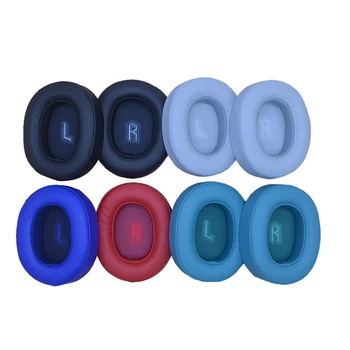 1 чифт амбушюров за безжични слушалки E55BT Blue-зъб, качествени, меки слушалки, ушна възглавница, подмяна на амбушюров за слушалки