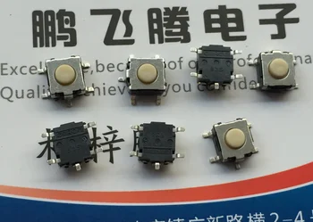 10 бр./лот, Япония, B3S-1100P, Водоустойчив и прахоустойчив сензорен прекъсвач 6*6*4.3 Микроподвижной механизъм с 5-метровата бутон SMD