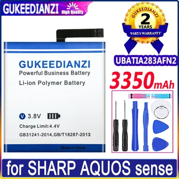 3550 ма UBATIA283AFN2 Батерия За SHARP AQUOS Sense 1ICP5/63/62 Батерии с Голям Капацитет + Безплатна Gfit