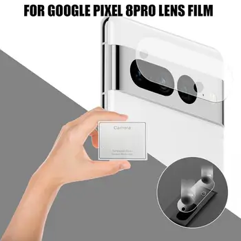 3D Защита на обектива на фотоапарата и задната камерата Google Pixel 8 Pro Калъф от закалено стъкло за Google Pixel 8 За Pixel 8pro Лен Film M6N9