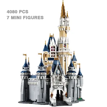 4080 БР Модулни градивни елементи Princess Castle, тухли, детски играчки, съвместими с 71040 16008 коледни подаръци за рожден Ден