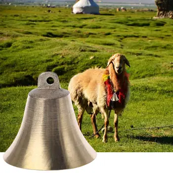 652F Медни звънци за паша на крави, говеда Селскостопански животни Мед силен бронзов звънец за коне Овце за камила Кози Коне