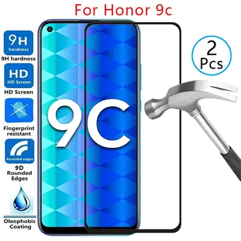 9d протектор на екрана от закалено стъкло калъф huawei honor 9c калъф за honor9c honer onor 9 c c9 6.39 защитен калъф за вашия телефон