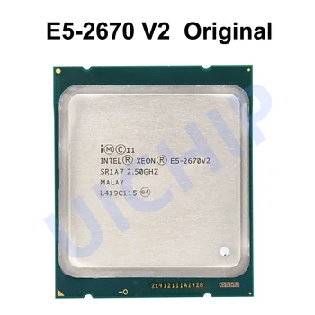 E5-2670V2 Оригиналния cpu Intel Xeon E5-2670 V2 SR1A7 2.50 Ghz 10 ядра 25M LGA2011 E5 2670 V2 E5 безплатна доставка