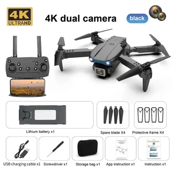 E99 Pro Rc мини-дрон 4K с Wi-Fi, хеликоптер за въздушна фотография, сгъваема квадрокоптер, играчки-на безпилотни летателни апарати