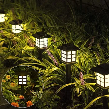 Led Мини-слънчевата светлина за косене на трева, Водоустойчив Озеленяване лампа в китайски стил, етаж лампа за украса на двора, на открито
