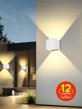 Led монтиране на осветление Led лампа Ip65 Водоустойчив външен стенен монтаж, лампа за украса спални домашен интериор на хола Интериорни осветителни тела