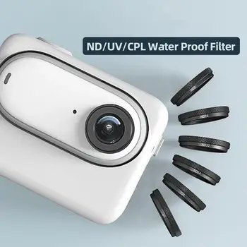 PC Найлонов филтър за обектив Водоустойчива Защита на филтър за обектив екшън-камера, Съвместима с 360 Go-3 Go-2 Φ19.0 × 4.7 (мм3)