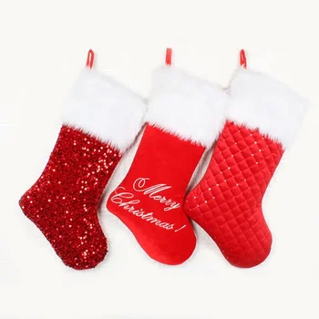 Vcthuisverpleging.be най-Новите модни тенденции Коледни Чорапи за Подаръци украса на Коледни подаръци Детски гамаши