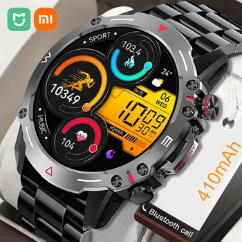 Xiaomi Mijia Военни Трайни Смарт Часовници за Мъже с акумулаторна Батерия 410 ма AMOLED Мониторинг на Сърдечната Честота На открито 100 + Спортен Режим на Smartwatch