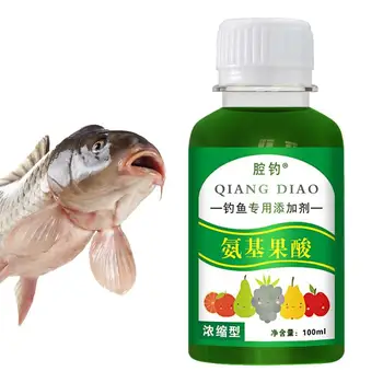 Аттрактант с мирис на риболов, 100 мл Течност за риболов с мирис на стръв, с Висока концентрация на Ефективна, Натурална течност за стръв за прясна вода