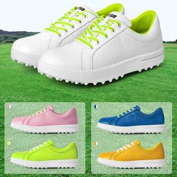 Дамски обувки PGM Golf Дамски маратонки Обувки от микрофибър Водоустойчив нескользящая меки обувки Спортни ежедневни обувки