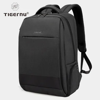 Доживотна гаранция Мъжки Модни пътни раници Мъжки анти-кражба USB зареждане 15,6 Раница за лаптоп Водоустойчив училищна чанта за мъже