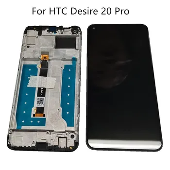 За HTC Desire 20 Pro LCD дисплей с сензорен екран в събирането на цифров преобразувател за HTC Desire 20 Pro Дисплей с рамка Резервни части