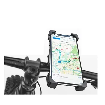 за Huawei Honor Play5 (2021) Автоматична поддръжка на кормила за велосипеди и мотоциклети -черен