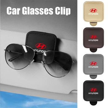 За Hyundai i30, I20 Tucson Ioniq Accent Elantra GDI Кола Слънчеви Очила Скоба Гъвкави Магнитни Точки Скоба За Закачалки За Очила