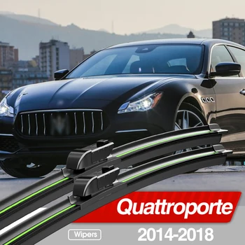 За Maserati Quattroporte 2014-2018 Четки чистачки на предното предното стъкло 2 елемента Аксесоари за предното стъкло 2015 2016 2017