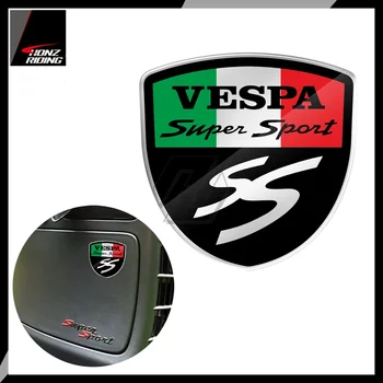 За Piaggio Vespa SS Super Sport 3D стикер на мотоциклет от смола, стикер с флага на Италия