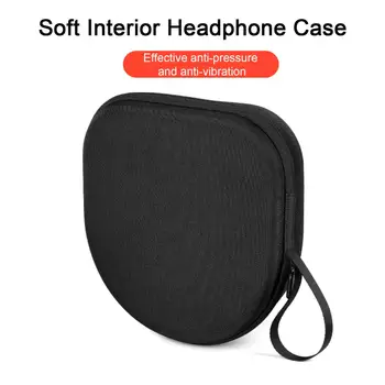 Защитен калъф за слушалки, устойчив на удари кутия за съхранение на слушалки, преносими устойчив на удари чанта за слушалки с дръжка, каишка, мрежест джоб за Jbl