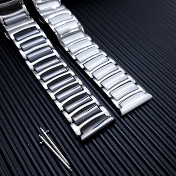 Керамичен каишка за Samsung Galaxy Watch 5/5 Pro Гривна 20 мм, 22 мм и каишка Watch4 40 44 45 мм Сменяеми каишки за часовници