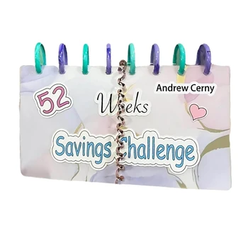 Множество нискотарифна награда Savings Challenge, Ново планер на спестяванията на 52 седмици с парични конвертами, книжен плик
