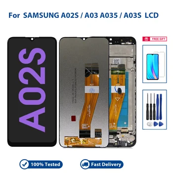 Нов LCD дисплей За Samsung A02S A03 A035 A03S LCD дисплей С Сензорен Стъкло, Подмяна на Екрана, Дигитайзер възли За Samsung A02s SM-A025F