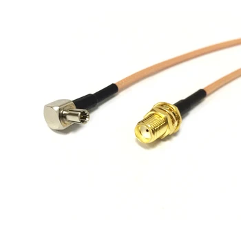 Нов SMA Женски Гайковый преминете TS9 Правоъгълен Датчик RG316 кабел за Свързване на Едро 15 см 6 