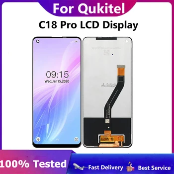 Нов висококачествен LCD дисплей за Oukitel C18 Pro, LCD дисплей и цифров преобразувател с докосване на екрана В събирането, смяна на LCD дисплей + инструменти