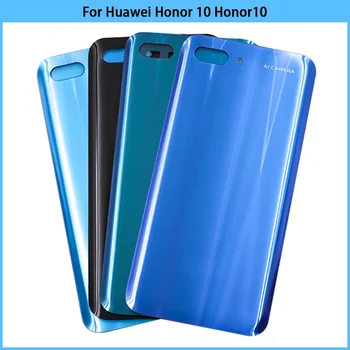 Новост За Huawei Honor 10 COL-L29 Задната част на Кутията на Батерията 3D Стъклен панел Honor10 Корпус Задната Врата Смяна на Стъкло Корпус С Обектив на Камерата