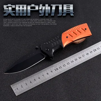Нож за оцеляване в сражение в открито от неръждаема стомана Сгъваем нож от неръждаема стомана Многофункционални джобни ножчета EDC Ножове Нож