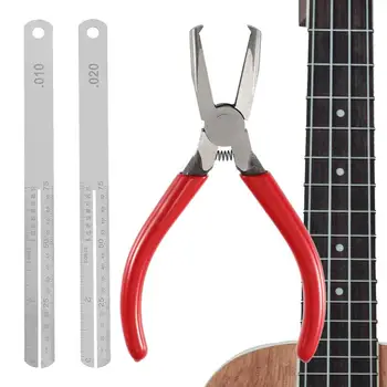 Нож за струни на бас китара, Гребец закрепване за китарен мост, клещи за ладов, инструмент за притискане на струните, стригане на акустични китари