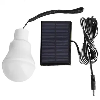 Преносима Водоустойчива Акумулаторна лампа на слънчеви батерии Спасителна лампа за къмпинг на открито