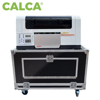 Принтер CALCA Legend A3 DTF с две установените печатающими глави XP-600 за печат директно върху фолио за печат дрехи върху тениски