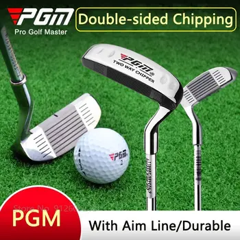 Стика за голф PGM, стикове за голф от неръждаема стомана, с двустранен отбойник с линията на зрението, мъжки и дамски клинове за тренировки на грине