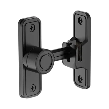 Тежки ключалки и врата, правоъгълна ключалка на вратата на плевнята, противоугонный заключване на плъзгащи врати, капаче за градината, черен