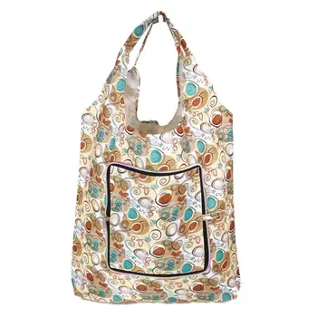 Удобни сгъваеми чанти за пазаруване с принтом многократно чанти за многократна употреба, Handba