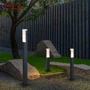 Уличен led светлина за косене на трева TYLA, Алуминиев Водоустойчив Градински лампа, Креативен интериор на вили Duplex Park