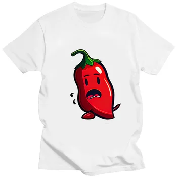 Уникална тениска с принтом Red Hot Chili, Стръмни забавни мъжки и дамски модни свободни дишащи върховете в стил хип-хоп с чувство за хумор, новост