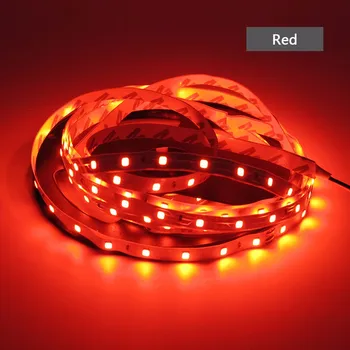Червена led лента 5V USB Charing, лента за осветяване Smart TV, украса игри стая, Уютна спалня, стая Декор, осветление лампа.