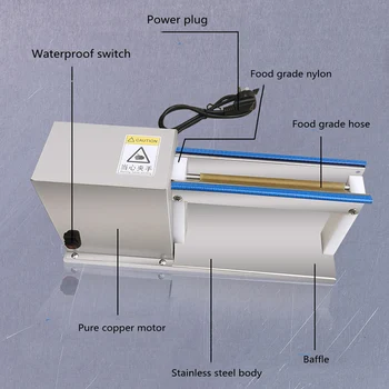 Автоматично Домакински сепаратор на черупката, машина за теглене на пластмасова черупка, кухненски приспособление за отстраняване на черупката